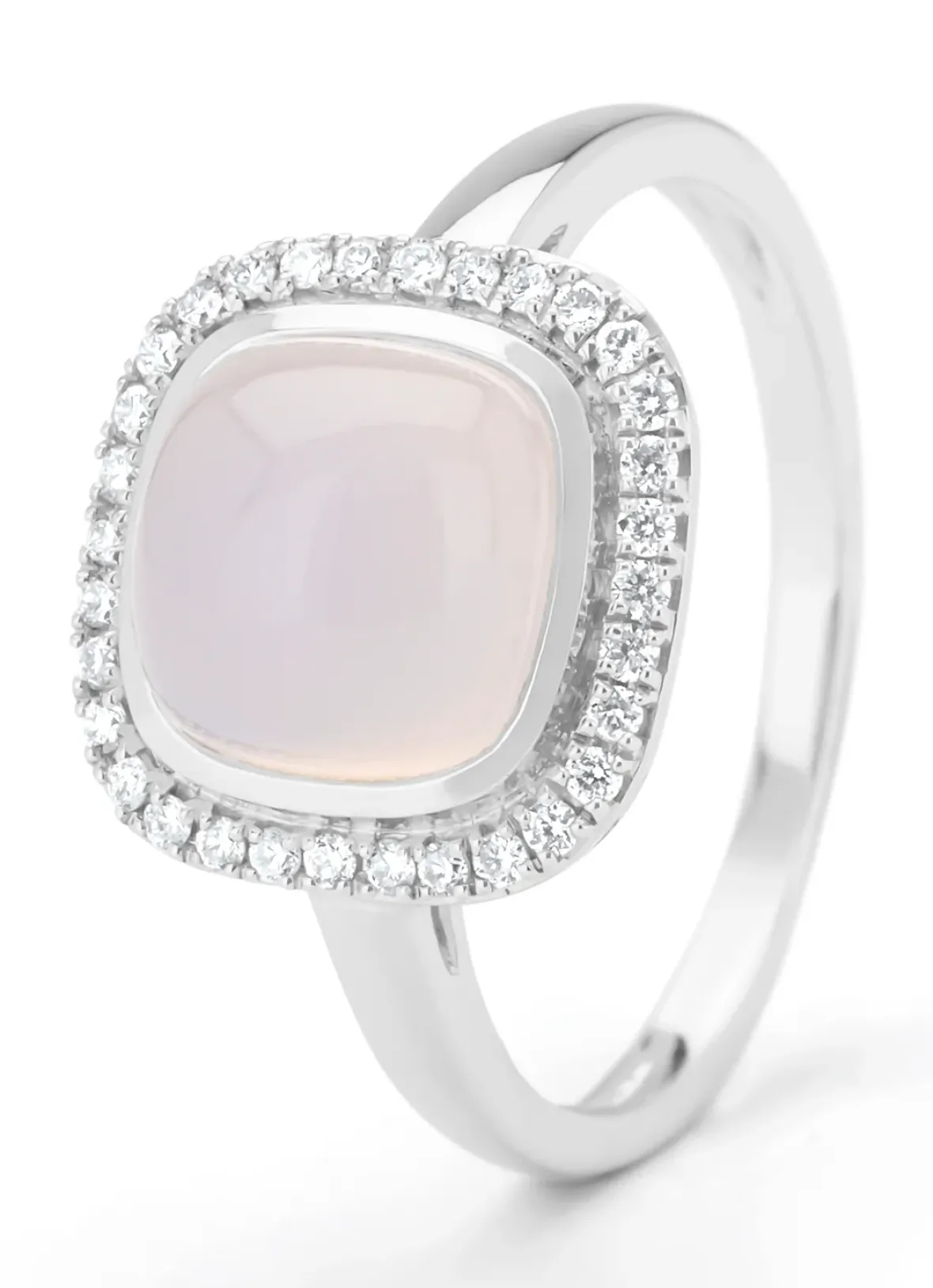 Diamond Point Witgouden Ringen|Ringen Met Kleurstenen<Witgouden ring, 2.45 ct blauwe chalcedoon, Little Drops