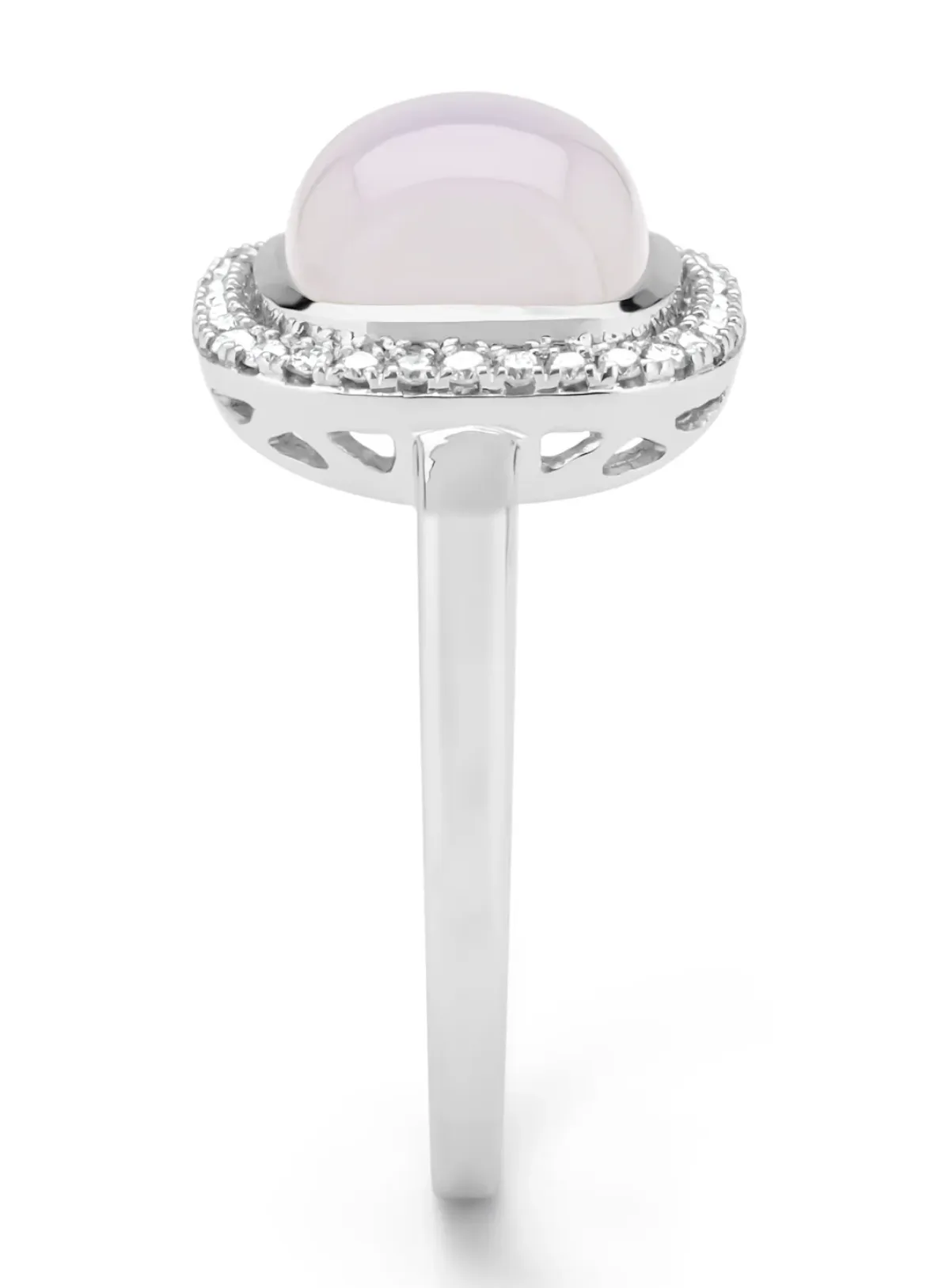 Diamond Point Witgouden Ringen|Ringen Met Kleurstenen<Witgouden ring, 2.45 ct blauwe chalcedoon, Little Drops