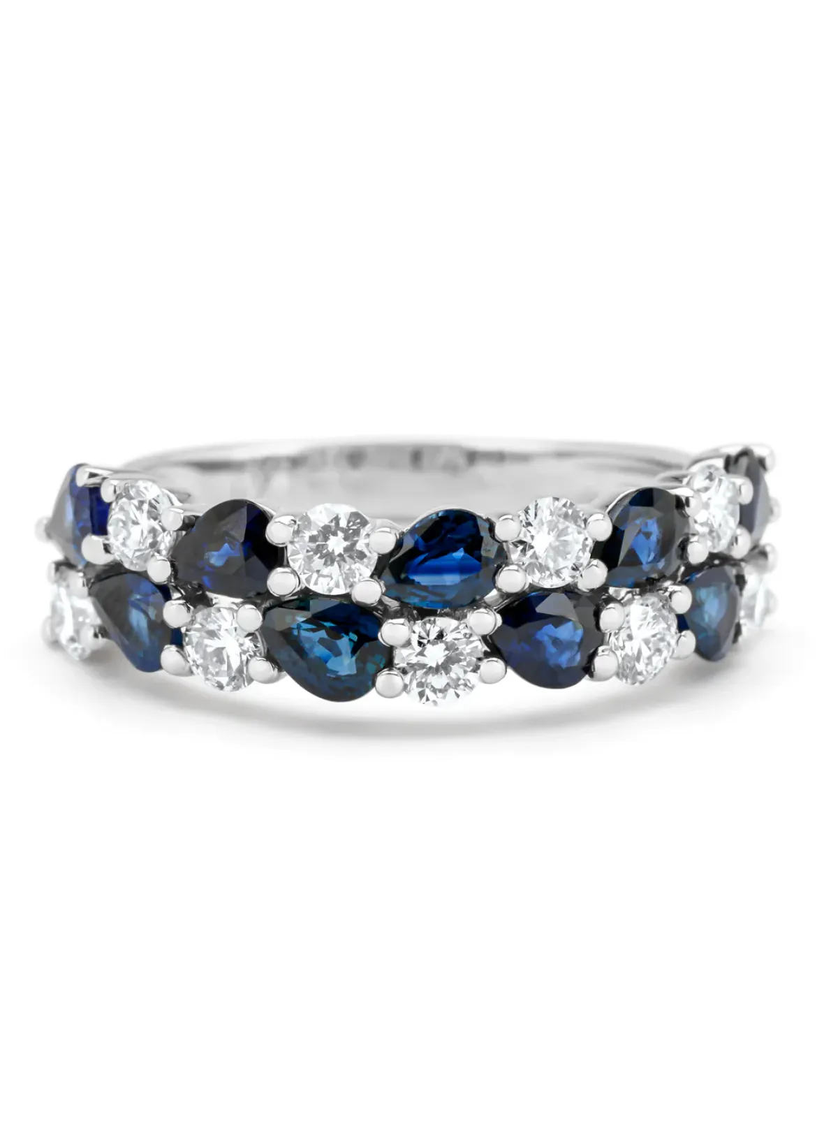 Diamond Point Witgouden Ringen|Ringen Met Kleurstenen<Witgouden ring, 1.65 ct blauwe saffier, Eden