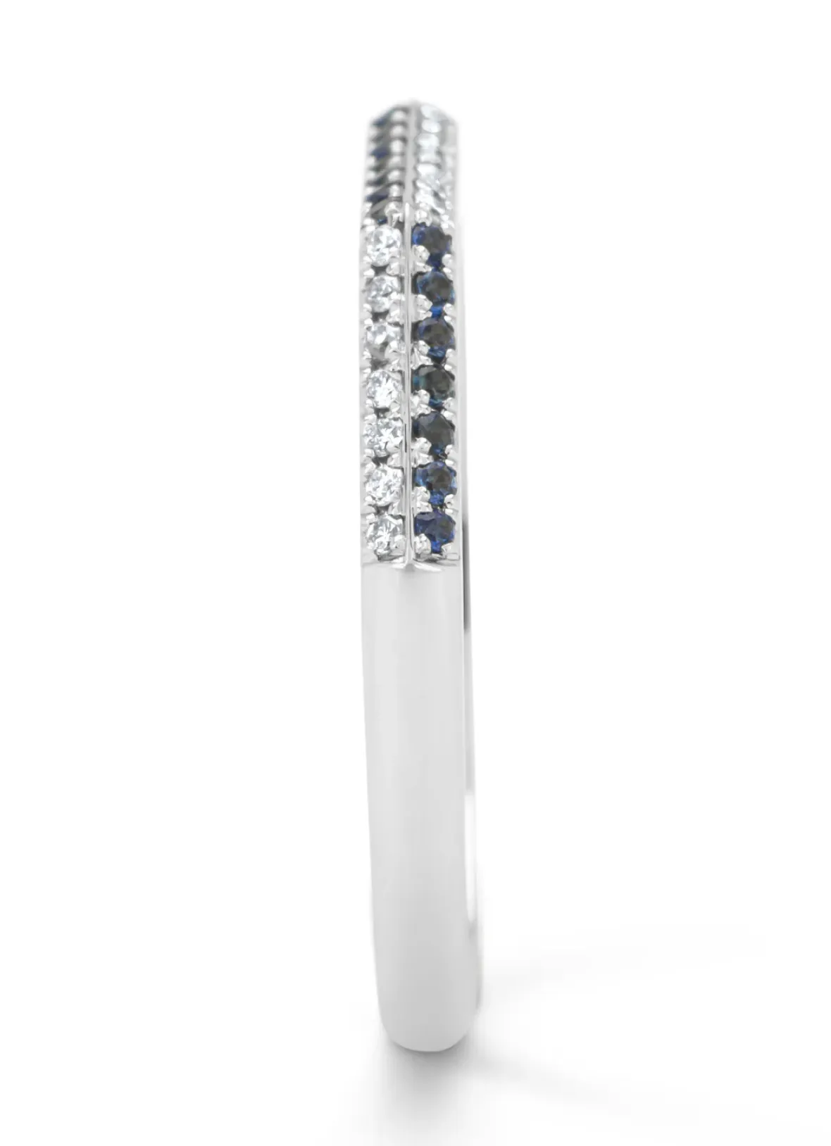 Diamond Point Witgouden Ringen|Ringen Met Kleurstenen<Witgouden ring, 0.16 ct blauwe saffier, Ensemble