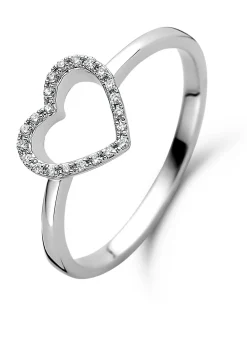 Diamond Point Witgouden Ringen|Diamanten Ringen<Witgouden ring, 0.06 ct diamant, Dreamer