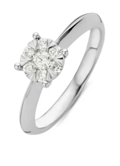 Diamond Point Witgouden Ringen|Diamanten Ringen<Witgouden ring, 0.28 ct diamant, Enchanted