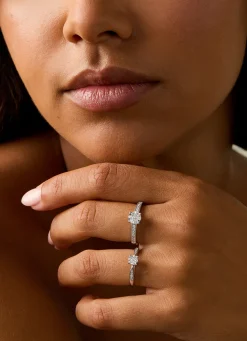 Diamond Point Witgouden Ringen|Diamanten Ringen<Witgouden ring, 0.20 ct diamant, Enchanted