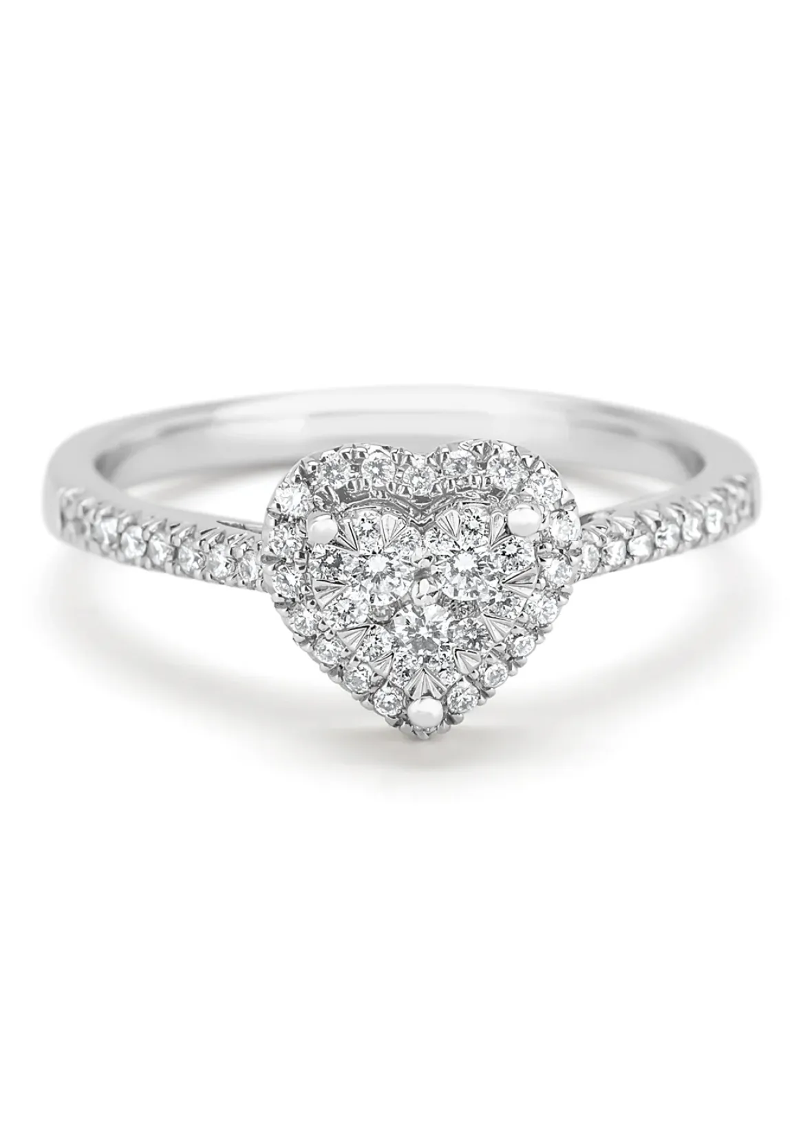 Diamond Point Witgouden Ringen|Diamanten Ringen<Witgouden ring, 0.37 ct diamant, Enchanted