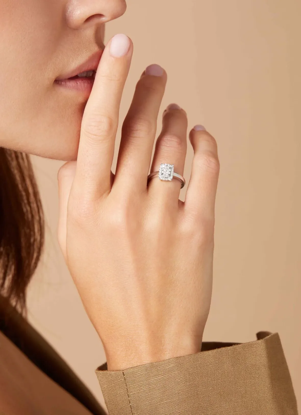 Diamond Point Witgouden Ringen|Diamanten Ringen<Witgouden ring, 0.28 ct diamant, Enchanted