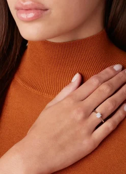 Diamond Point Witgouden Ringen|Diamanten Ringen<Witgouden ring, 0.25 ct diamant, Enchanted