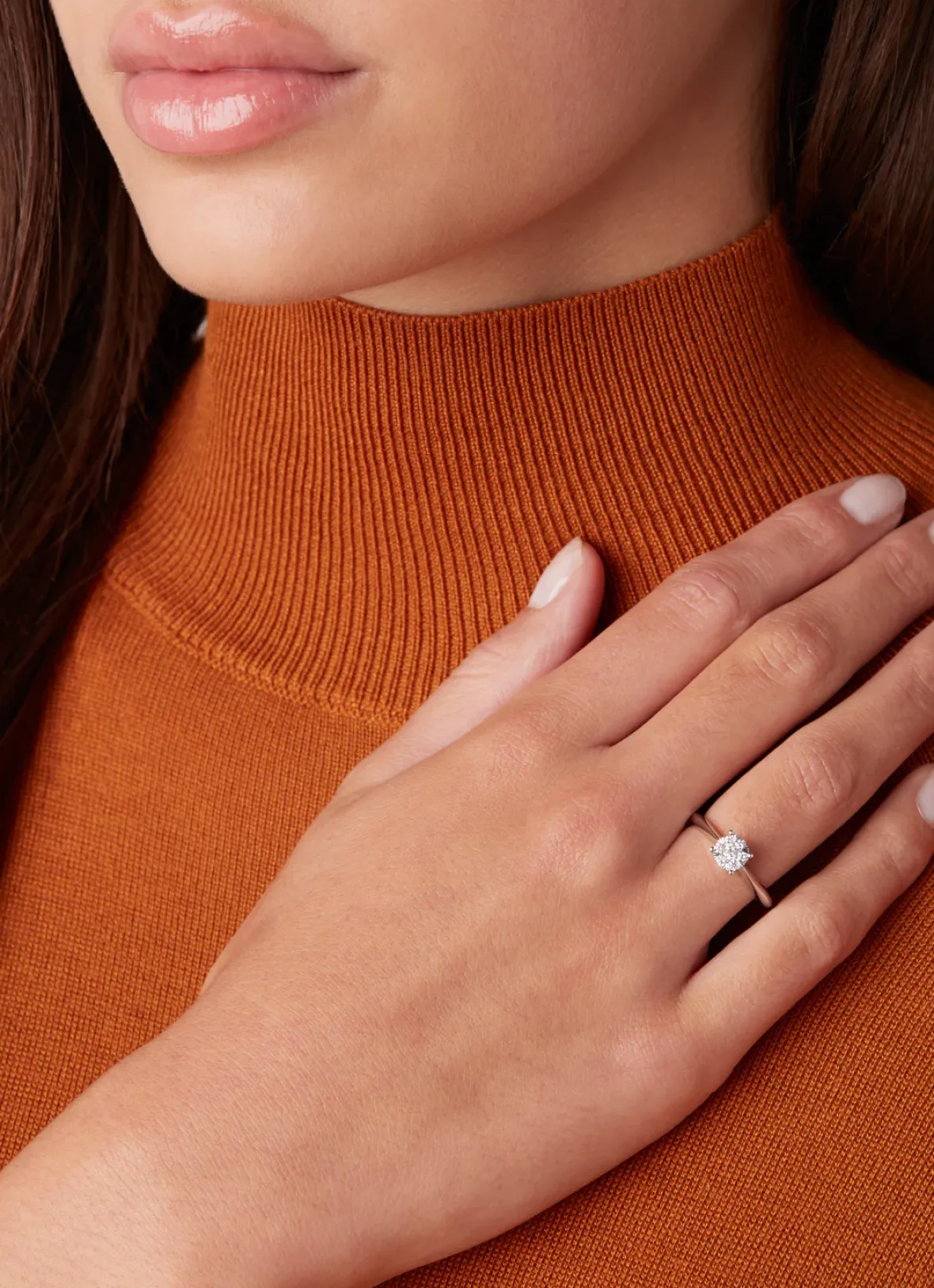 Diamond Point Witgouden Ringen|Diamanten Ringen<Witgouden ring, 0.25 ct diamant, Enchanted