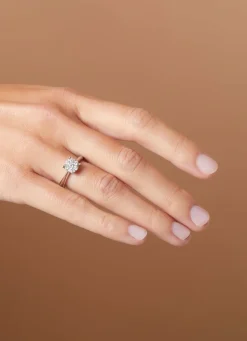Diamond Point Witgouden Ringen|Diamanten Ringen<Witgouden ring, 0.46 ct diamant, Enchanted
