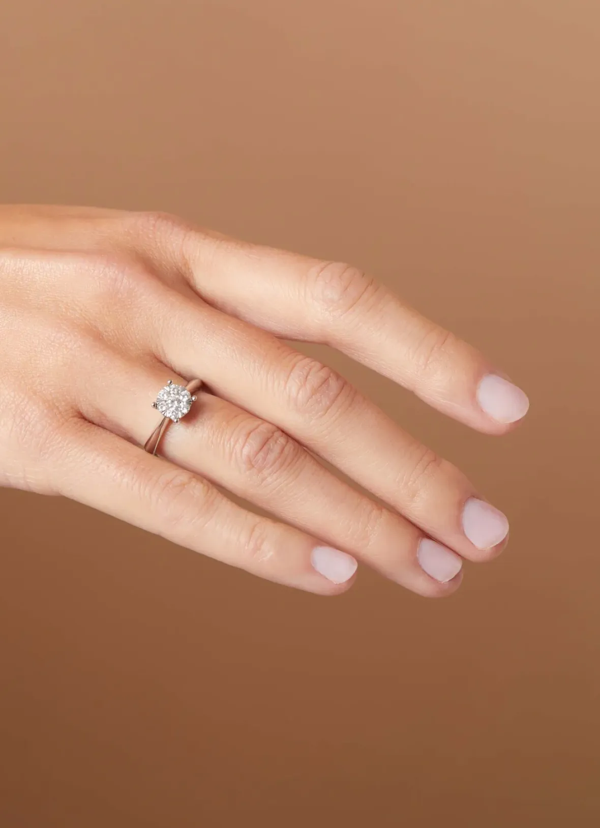 Diamond Point Witgouden Ringen|Diamanten Ringen<Witgouden ring, 0.46 ct diamant, Enchanted