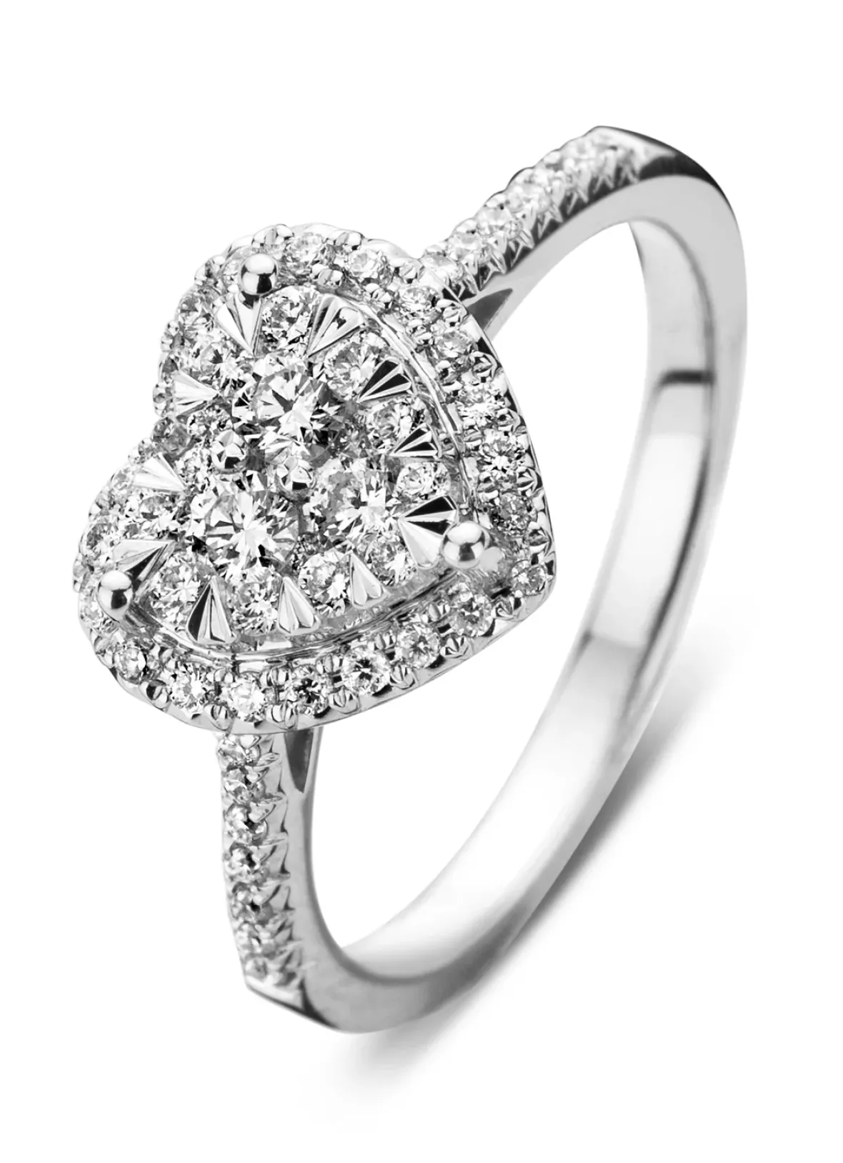 Diamond Point Witgouden Ringen|Diamanten Ringen<Witgouden ring, 0.60 ct diamant, Enchanted