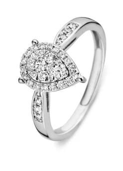 Diamond Point Witgouden Ringen|Diamanten Ringen<Witgouden ring, 0.36 ct diamant, Enchanted