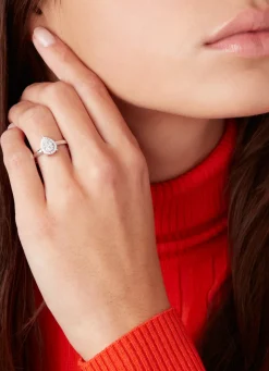 Diamond Point Witgouden Ringen|Diamanten Ringen<Witgouden ring, 0.31 ct diamant, Enchanted