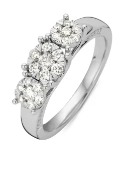 Diamond Point Witgouden Ringen|Diamanten Ringen<Witgouden ring, 0.58 ct diamant, Enchanted