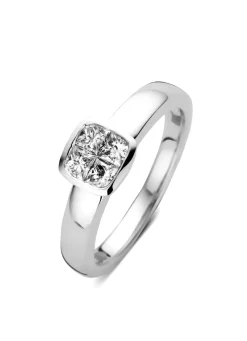 Diamond Point Witgouden Ringen|Diamanten Ringen<Witgouden ring, 0.52 ct diamant, Fourever