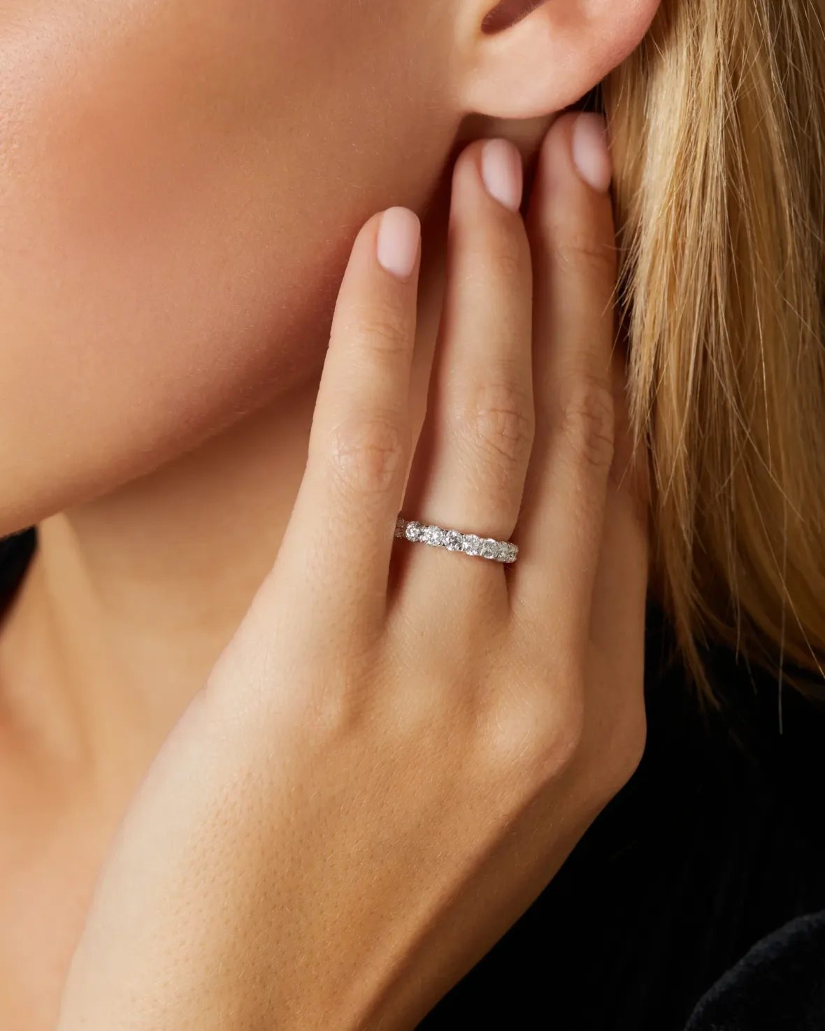 Diamond Point Witgouden Ringen|Diamanten Ringen<Witgouden ring, 1.00 ct diamant, Gallery