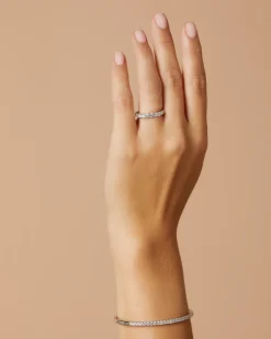 Diamond Point Witgouden Ringen|Diamanten Ringen<Witgouden ring, 1.00 ct diamant, Gallery