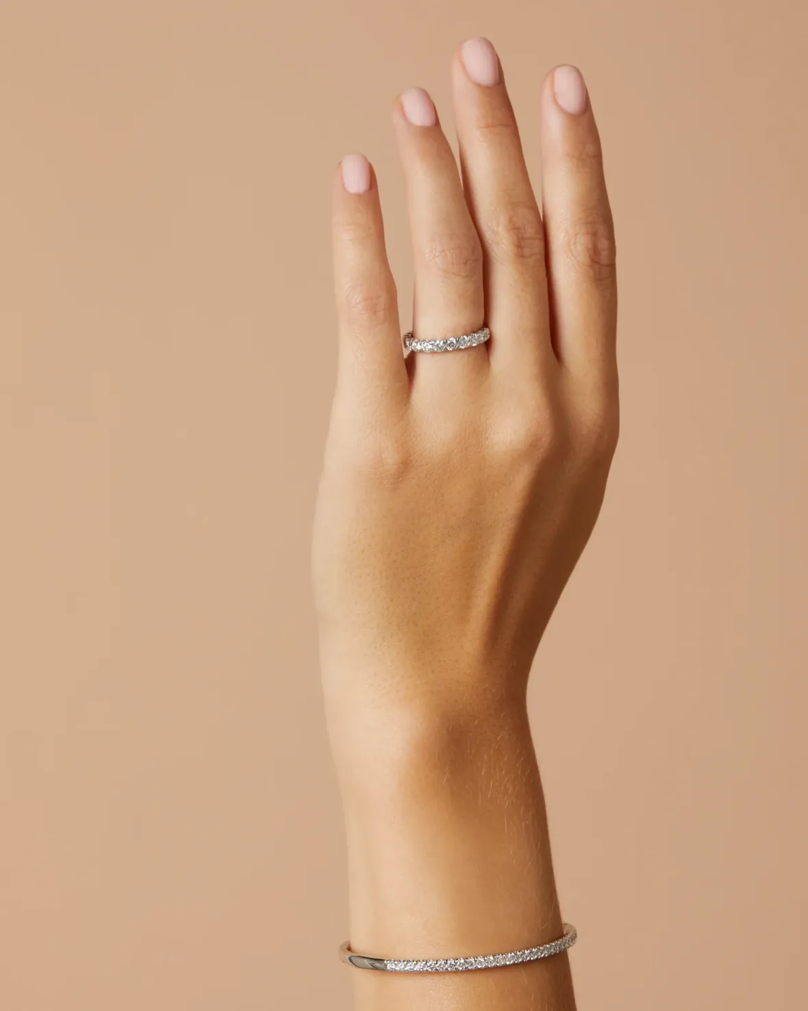 Diamond Point Witgouden Ringen|Diamanten Ringen<Witgouden ring, 1.00 ct diamant, Gallery
