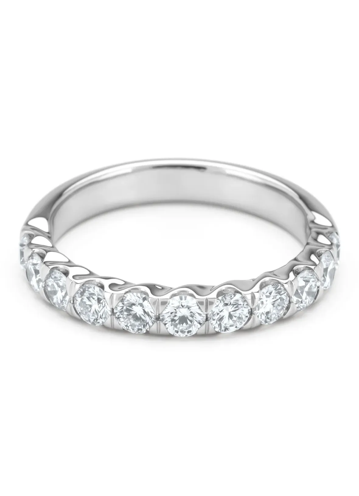 Diamond Point Witgouden Ringen|Diamanten Ringen<Witgouden ring, 1.00 ct diamant, Gallery