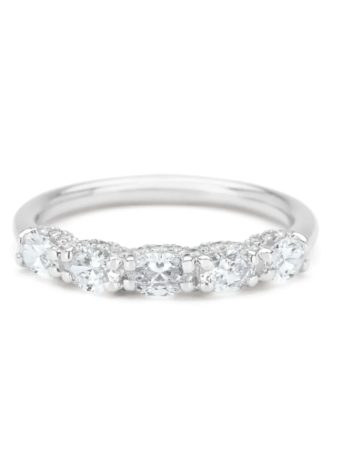 Diamond Point Witgouden Ringen|Diamanten Ringen<Witgouden ring, 0.92 ct diamant, Gallery