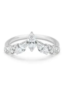 Diamond Point Witgouden Ringen|Diamanten Ringen<Witgouden ring, 0.92 ct diamant, Gallery