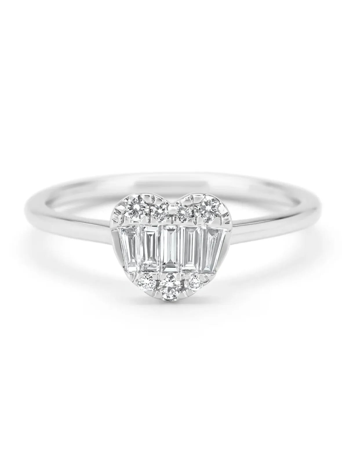 Diamond Point Witgouden Ringen|Diamanten Ringen<Witgouden ring, 0.29 ct diamant, Gallery