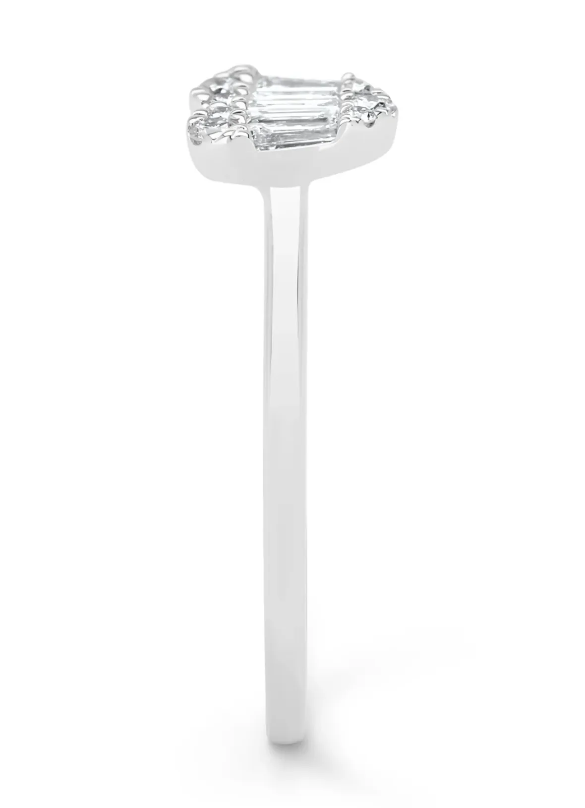 Diamond Point Witgouden Ringen|Diamanten Ringen<Witgouden ring, 0.29 ct diamant, Gallery