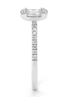 Diamond Point Witgouden Ringen|Exclusieve Ringen<Witgouden ring, 0.45 ct diamant, Gallery
