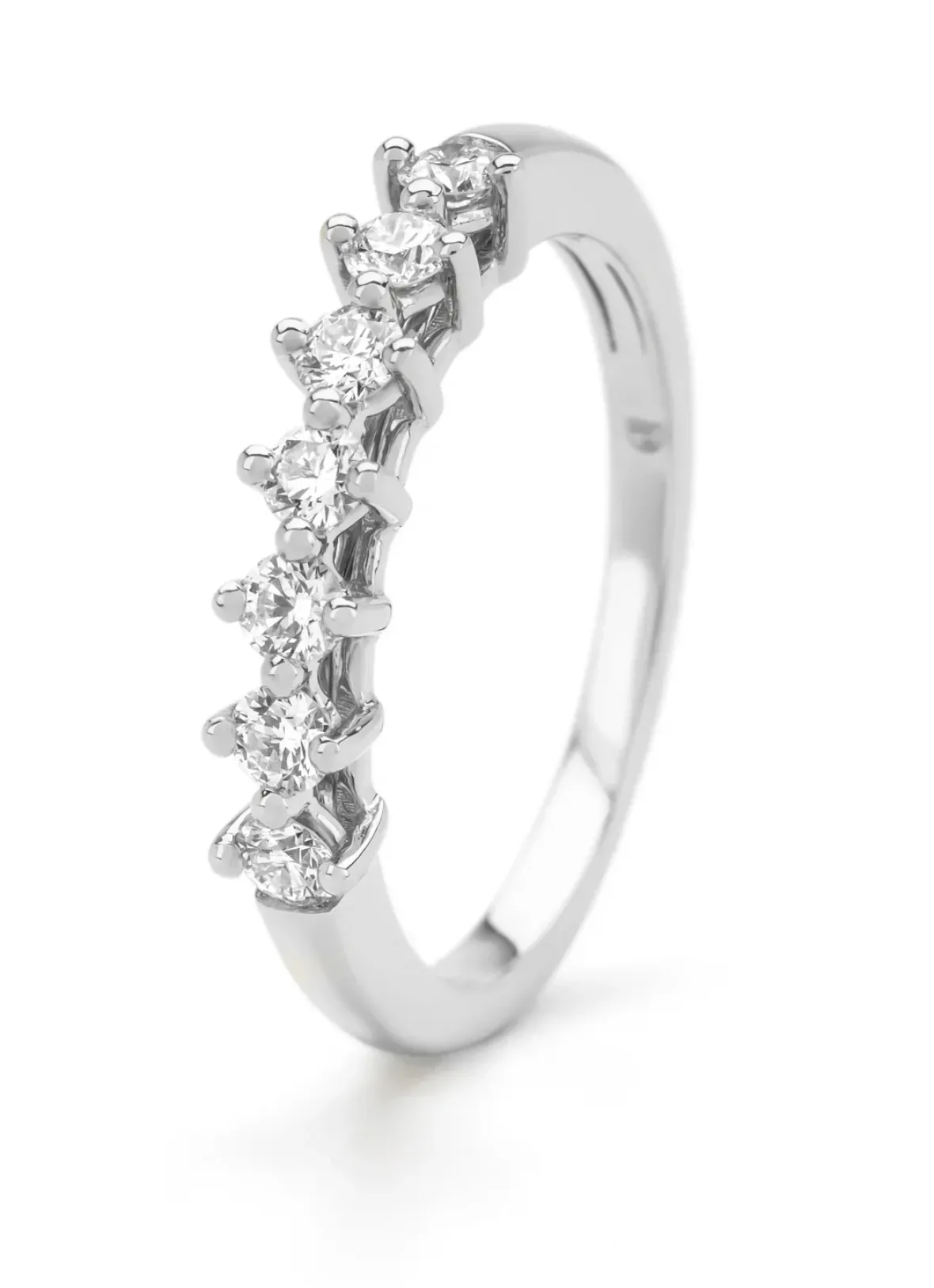 Diamond Point Witgouden Ringen|Diamanten Ringen<Witgouden ring, 0.35 ct diamant, Hearts & Arrows