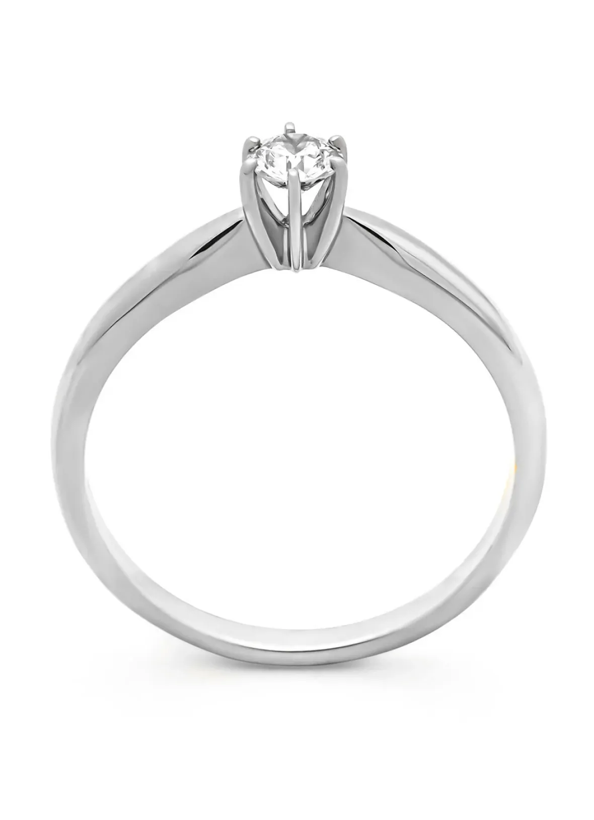 Diamond Point Witgouden Ringen|Diamanten Ringen<Witgouden ring, 0.20 ct diamant, Hearts & Arrows