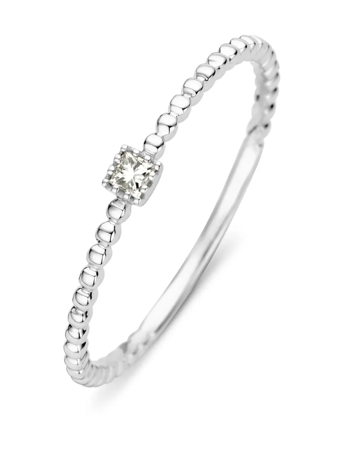 Diamond Point Witgouden Ringen|Diamanten Ringen<Witgouden ring, 0.04 ct diamant, Joy