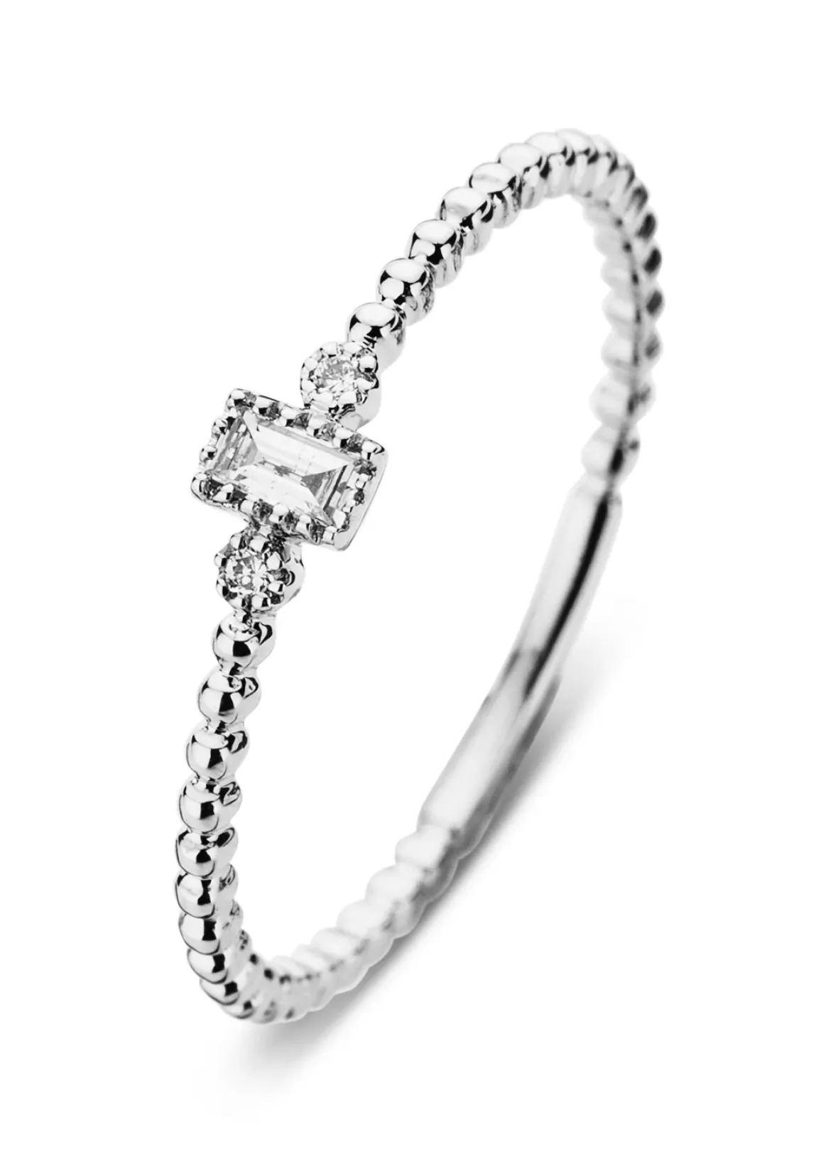 Diamond Point Witgouden Ringen|Diamanten Ringen<Witgouden ring, 0.07 ct diamant, Joy