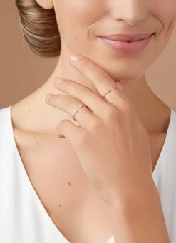 Diamond Point Witgouden Ringen|Diamanten Ringen<Witgouden ring, 0.06 ct diamant, Joy