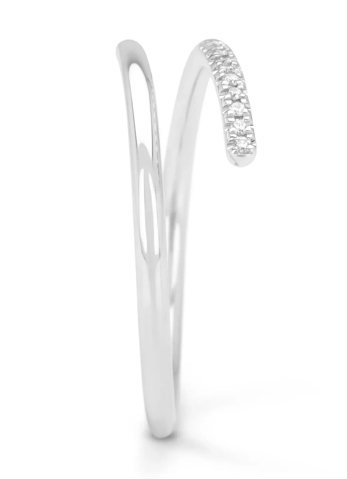 Diamond Point Witgouden Ringen|Diamanten Ringen<Witgouden ring, 0.04 ct diamant, La Dolce Vita