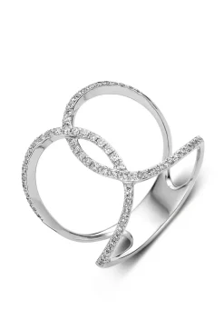 Diamond Point Witgouden Ringen|Diamanten Ringen<Witgouden ring, 0.24 ct diamant, Like a star