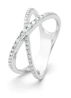 Diamond Point Witgouden Ringen|Diamanten Ringen<Witgouden ring, 0.25 ct diamant, Like a star