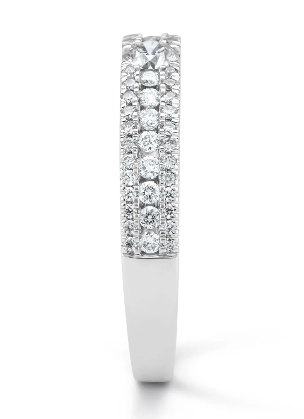 Diamond Point Witgouden Ringen|Diamanten Ringen<Witgouden ring, 0.49 ct diamant, Majestic