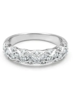 Diamond Point Witgouden Ringen|Diamanten Ringen<Witgouden ring, 0.73 ct diamant, Majestic