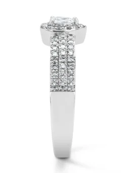 Diamond Point Witgouden Ringen|Diamanten Ringen<Witgouden ring, 0.35 ct diamant, Petite Romance