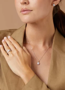 Diamond Point Witgouden Ringen|Diamanten Ringen<Witgouden ring, 0.50 ct diamant, Petite Romance