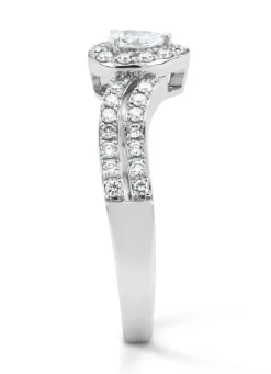Diamond Point Witgouden Ringen|Diamanten Ringen<Witgouden ring, 0.38 ct diamant, Petite Romance
