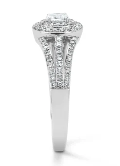 Diamond Point Witgouden Ringen|Diamanten Ringen<Witgouden ring, 0.38 ct diamant, Petite Romance