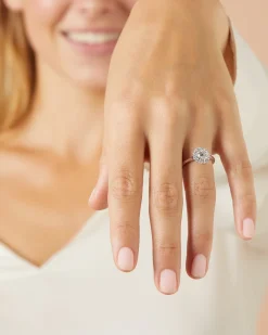 Diamond Point Witgouden Ringen|Diamanten Ringen<Witgouden ring, 0.62 ct diamant, Solitair