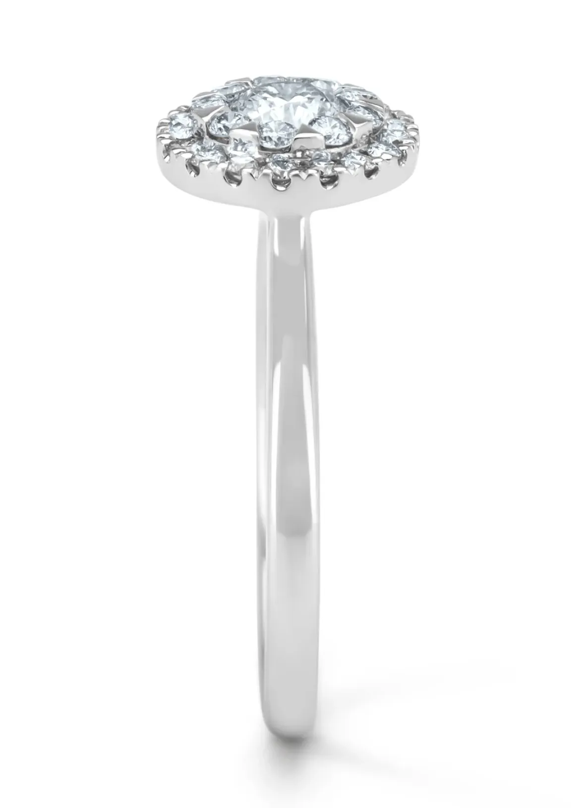 Diamond Point Witgouden Ringen|Diamanten Ringen<Witgouden ring, 0.62 ct diamant, Solitair