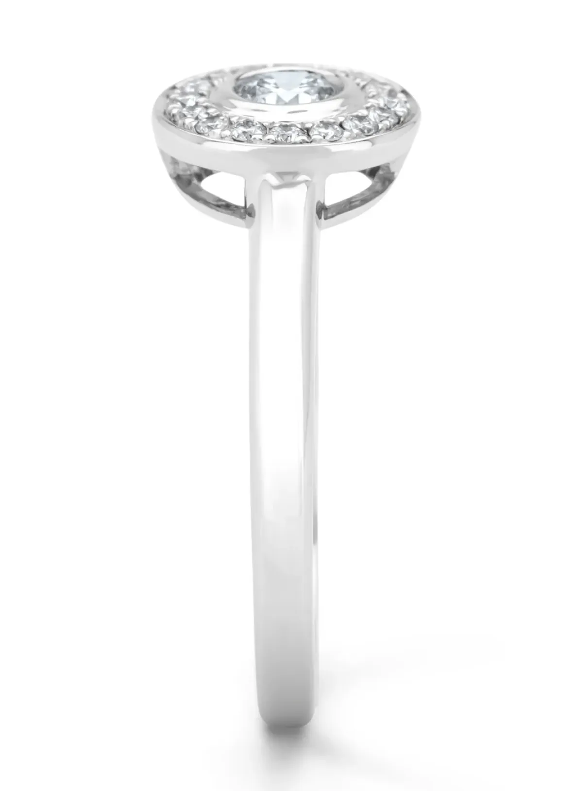 Diamond Point Witgouden Ringen|Diamanten Ringen<Witgouden ring, 0.32 ct diamant, Solitair