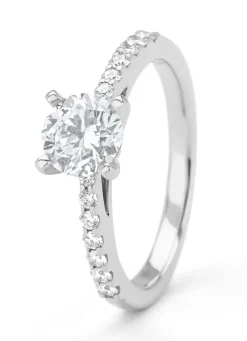 Diamond Point Witgouden Ringen<Witgouden ring, 1.26 ct diamant, Solitair
