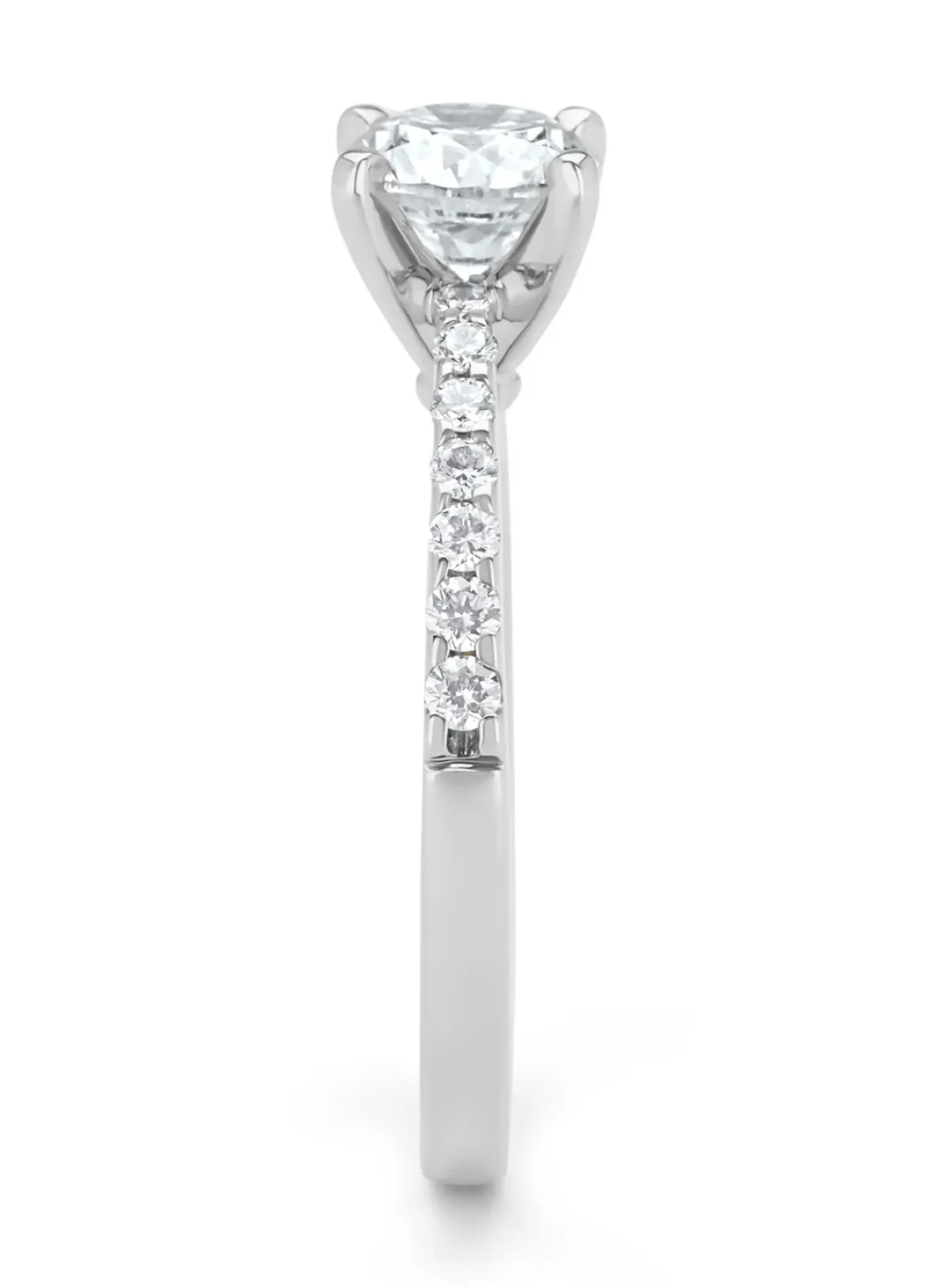 Diamond Point Witgouden Ringen<Witgouden ring, 1.26 ct diamant, Solitair