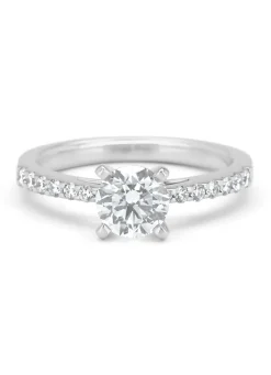 Diamond Point Witgouden Ringen<Witgouden ring, 1.26 ct diamant, Solitair