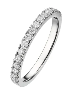 Diamond Point Witgouden Ringen|Aanschuifringen<Witgouden ring, 0.26 ct diamant, Wedding