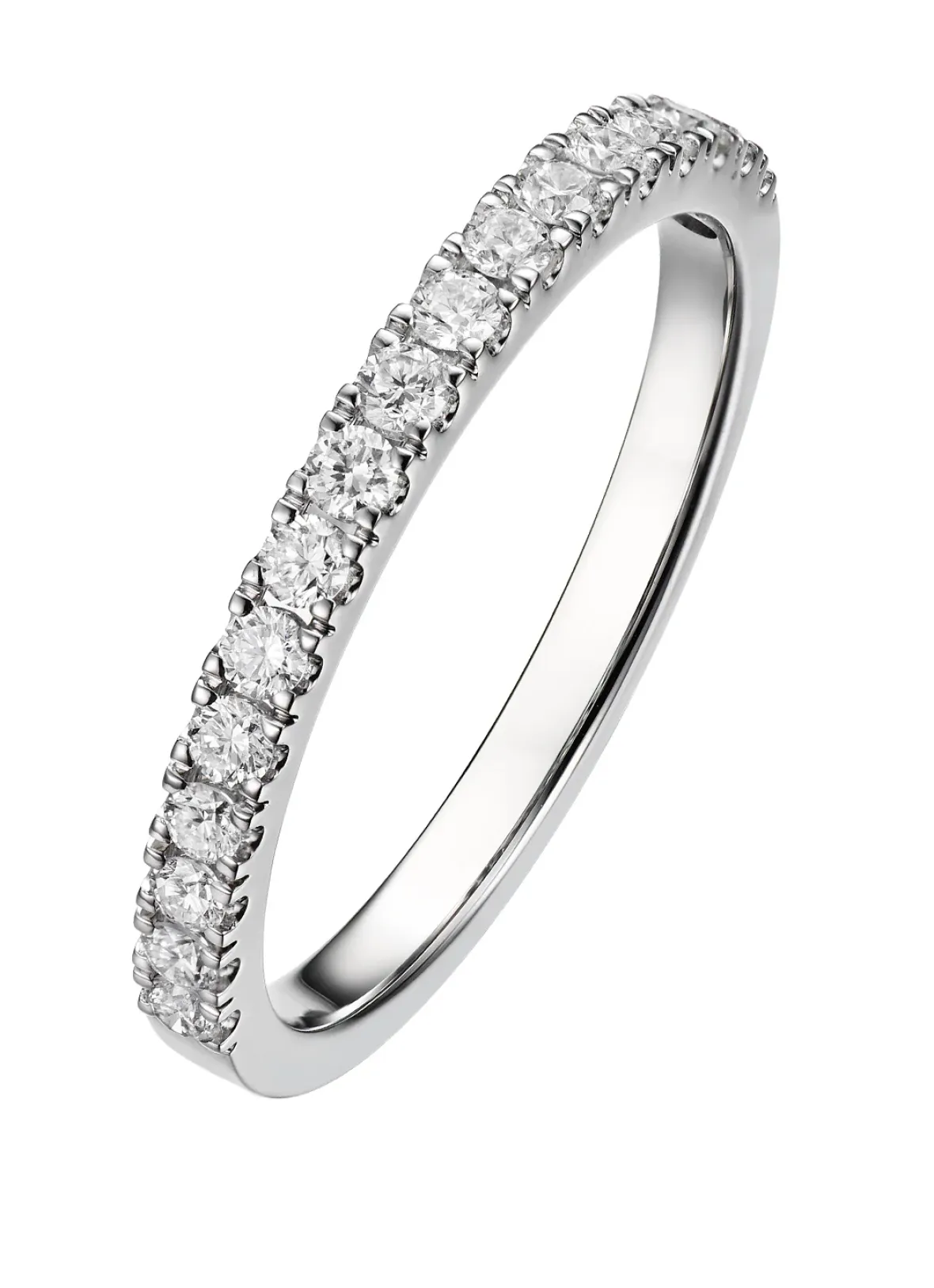 Diamond Point Witgouden Ringen|Aanschuifringen<Witgouden ring, 0.33 ct diamant, Wedding