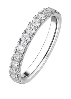 Diamond Point Witgouden Ringen|Aanschuifringen<Witgouden ring, 0.76 ct diamant, Wedding